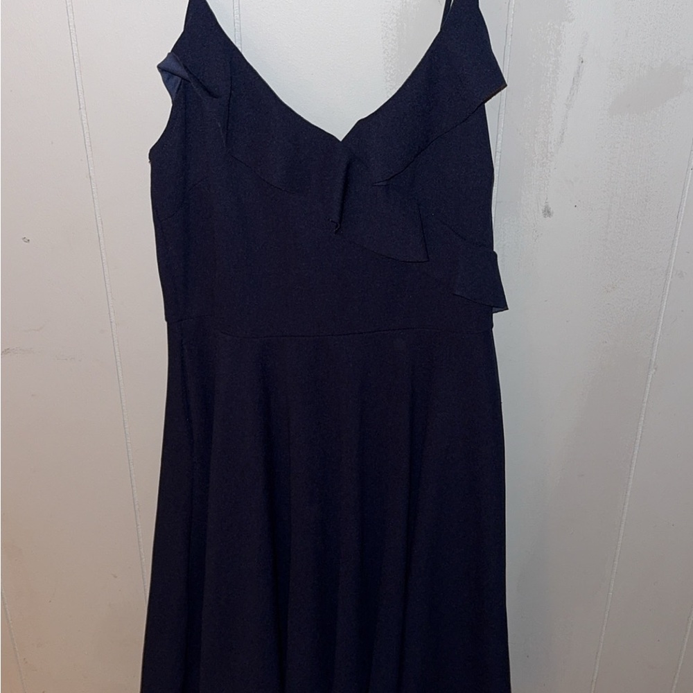 Elegant Navy Blue Women's Dress